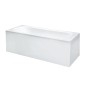 Laufen Solutions - Baignoire avec support et panneau en L droit, 1700x700 mm, blanc H2225060000001