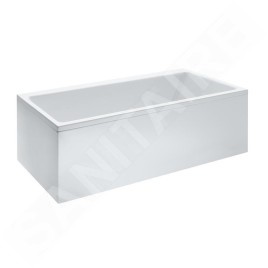 Laufen Pro - Baignoire avec support et panneau frontal gauche, 1800x800 mm, blanc H2329550000001