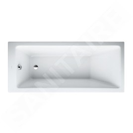 Laufen Pro - Baignoire avec support, 1600x700 mm, blanc H2339510000001