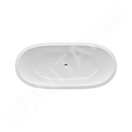 Laufen Il Bagno Alessi One - Baignoire encastrée 1780x820 mm, avec massage par air et capteur, blanc H2459710006051