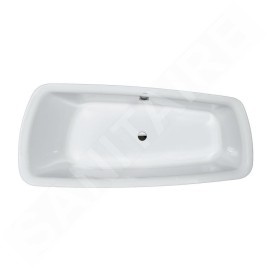 Laufen Palomba Collection - Baignoire encastrée asymétrique 1800x800 mm, blanc H2438010000001