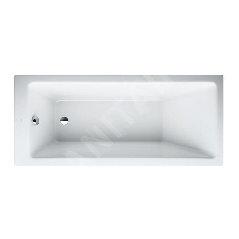 Laufen Pro - Baignoire avec support 1600x700 mm, avec hydromassage et capteur, blanc H2339510006351