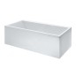 Laufen Pro - Baignoire d’angle 1900x900 mm, avec massage par air, hydromassage, éclairage LED, désinfection et capteur, blanc