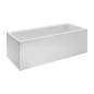 Laufen Pro - Baignoire d’angle 1700x700 mm, avec éclairage LED et capteur, blanc H2309560006151