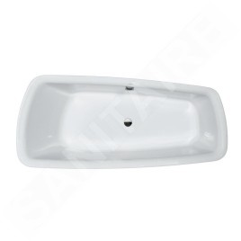 Laufen Palomba Collection - Baignoire encastrée asymétrique 1800x800 mm, blanc H2438000000001