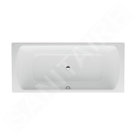 Laufen Moderna Plus - Baignoire encastrée en acier 1800x800 mm, blanc H2250600000401