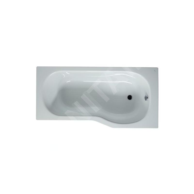 Jika Tigo - Baignoire asymétrique 1600x800x430 mm, droite, blanc H2222100000001