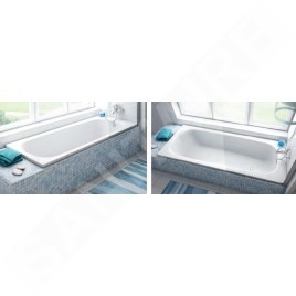 Jika Tanza - Baignoire 1600x750 mm, blanc H2252300000001