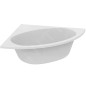 Ideal Standard Hotline - Baignoire d'angle 1.500x1.500 mm, blanc K275201