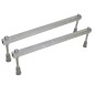 Jika Cubito - Pieds pour baignoires largeur 800 mm, métal H2948340000001