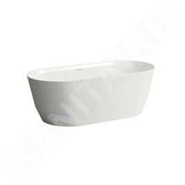Laufen Pro - Baignoire ilôt 1650x750x550 mm, avec bonde, blanc H2399520000001