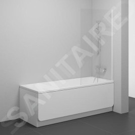 Ravak Nexty - Pare-baignoire 800x1400 mm, blanc/verre clair 7O840100Z1