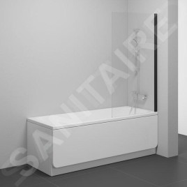 Ravak Nexty - Pare-baignoire 800x1400 mm, noir/verre clair 7O840300Z1