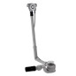 Geberit Accessoires - Garniture de vidage et de trop-plein pour baignoire, PushControl, longueur 280 mm, chrome 150.752.21.6