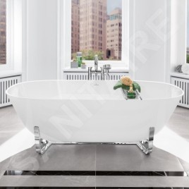 Villeroy & Boch Antheus - Baignoire en îlot 175x80 cm, blanc alpin UBQ175ANH7F400V-01