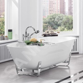 Villeroy & Boch Antheus - Baignoire en îlot 175x80 cm, blanc alpin UBQ175ANH7F400V-01