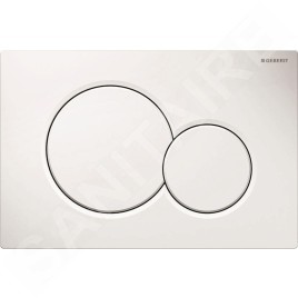 Geberit Sigma01 - Plaque de déclenchement SIGMA01, blanc alpin 115.770.11.5