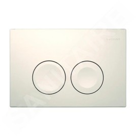 Geberit Delta25 - Plaque de déclenchement, blanc alpin 115.125.11.5