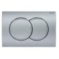 Geberit Delta01 - Plaque de déclenchement, chrome mat 115.107.46.1
