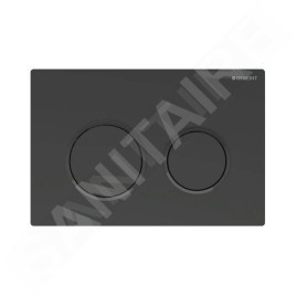Geberit Omega20 - Plaque de déclenchement, noir mat 115.085.16.1