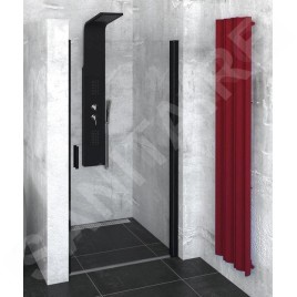 Polysan Zoom Line - Porte de douche Black 900 mm, verre clair ZL1290B