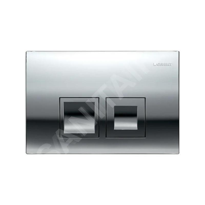 Geberit Delta35 - Plaque de déclenchement, chrome brillant 115.135.21.5