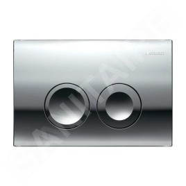 Geberit Delta25 - Plaque de déclenchement, chrome brillant 115.125.21.5