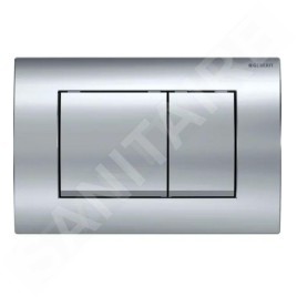 Geberit Delta30 - Plaque de déclenchement, chrome brillant 115.137.21.1