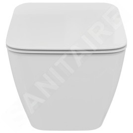 Ideal Standard Strada II - Cuvette de toilette suspendue avec abattant ultra-plat SoftClose, AquaBlade, blanc T359601