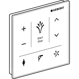 Geberit AquaClean - Commande toilette électronique mural pour WC japonais, blanc 147.038.SI.1
