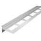 Sapho Canniveaux de vidage - Barre de drainage pour gouttière, longueur 1500 mm, gauche, acier inoxydable brossé SPD1510-L