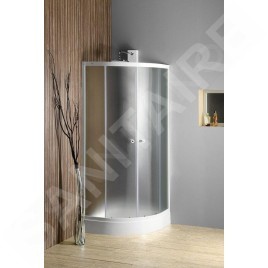 Aqualine Cabines de douche - Cabine de douche Arlen 800x800 mm, verre BRICK BTR800