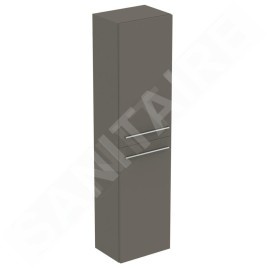 Ideal Standard i.Life A - Armoire haute 400x300x1600 mm, 2 portes G / D, quartz gris mat T5260NG