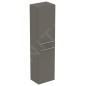 Ideal Standard i.Life A - Armoire haute 400x300x1600 mm, 2 portes G / D, quartz gris mat T5260NG