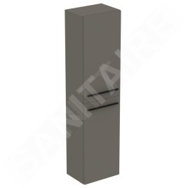 Ideal Standard i.Life A - Armoire haute 400x300x1600 mm, 2 portes G / D, quartz gris mat T5260NG