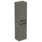 Ideal Standard i.Life A - Armoire haute 400x300x1600 mm, 2 portes G / D, quartz gris mat T5260NG