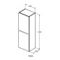 Ideal Standard i.Life A - Armoire haute 400x300x1200 mm, 1 porte G / D, beige mate T5261NH