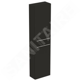Ideal Standard i.Life S - Armoire haute 400x210x1600 mm, 2 portes G / D, gris mat carbon T5288NV