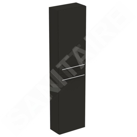 Ideal Standard i.Life S - Armoire haute 400x210x1600 mm, 2 portes G / D, gris mat carbon T5288NV