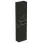 Ideal Standard i.Life S - Armoire haute 400x210x1600 mm, 2 portes G / D, gris mat carbon T5288NV