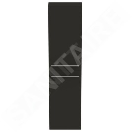 Ideal Standard i.Life S - Armoire haute 400x210x1600 mm, 2 portes G / D, gris mat carbon T5288NV