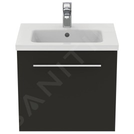 Ideal Standard i.Life S - Meuble sous lavabo, 500x375x440 mm, gris mat carbon T5290NV