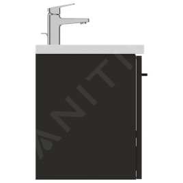 Ideal Standard i.Life S - Meuble sous lavabo, 500x375x440 mm, gris mat carbon T5290NV