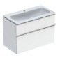 Geberit iCon - Meuble avec lavabo, 900x630x480 mm, blanc brillant 502.337.01.2
