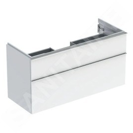 Geberit iCon - Meuble sous lavabo 1184x615x476 mm, 2 tiroirs, blanc brillant 502.306.01.2