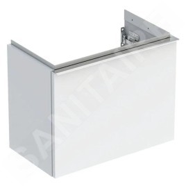Geberit iCon - Meuble sous lavabo 520x415x307 mm, 1 tiroir, blanc brillant 502.302.01.2