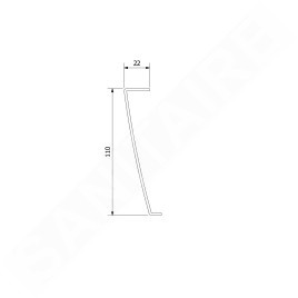 Gelco Sera R55 - Panneau frontal 90, blanc 41812