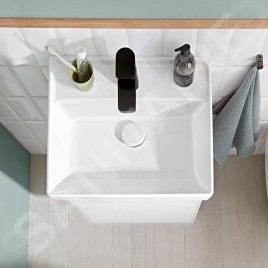 Villeroy & Boch Collaro - Armoire de toilette haute, 410x546x344 mm, 1 porte, charnières à gauche, Glossy White C00500DH