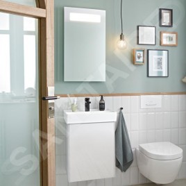 Villeroy & Boch Collaro - Armoire de toilette haute, 410x546x344 mm, 1 porte, charnières à gauche, Glossy White C00500DH