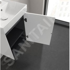 Villeroy & Boch Collaro - Armoire de toilette haute, 410x546x344 mm, 1 porte, charnières à droite, Glossy White C00501DH